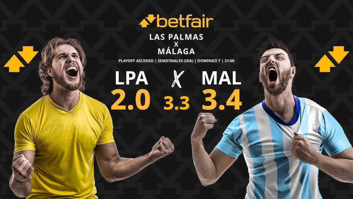 Las Palmas - Málaga: horario, dónde ver, estadísticas, pronósticos y cuadro
