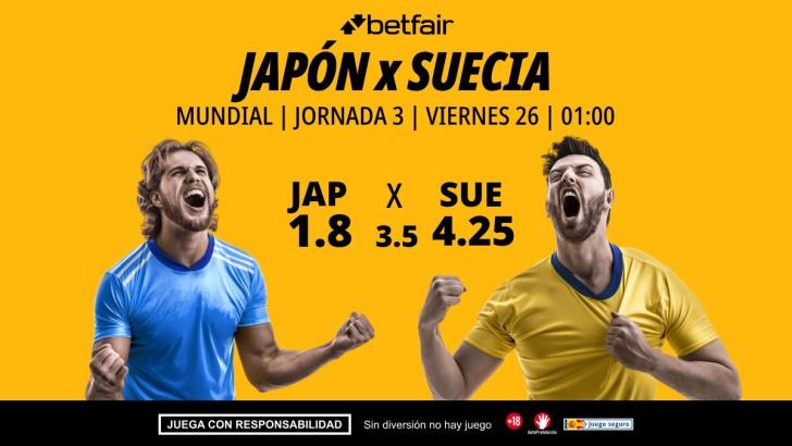 Japón - Suecia: alineaciones, horario, dónde ver, pronósticos y estadísticas