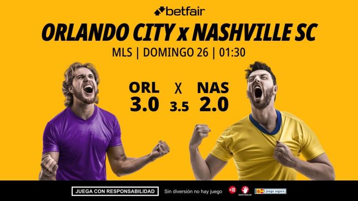 Orlando City - Nashville SC: horario, dónde ver, pronósticos, estadísticas y clasificación