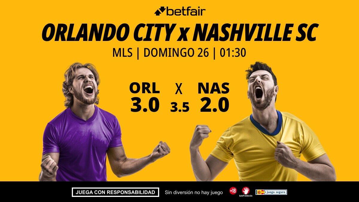 Orlando City - Nashville SC: horario, dónde ver, pronósticos, estadísticas y clasificación