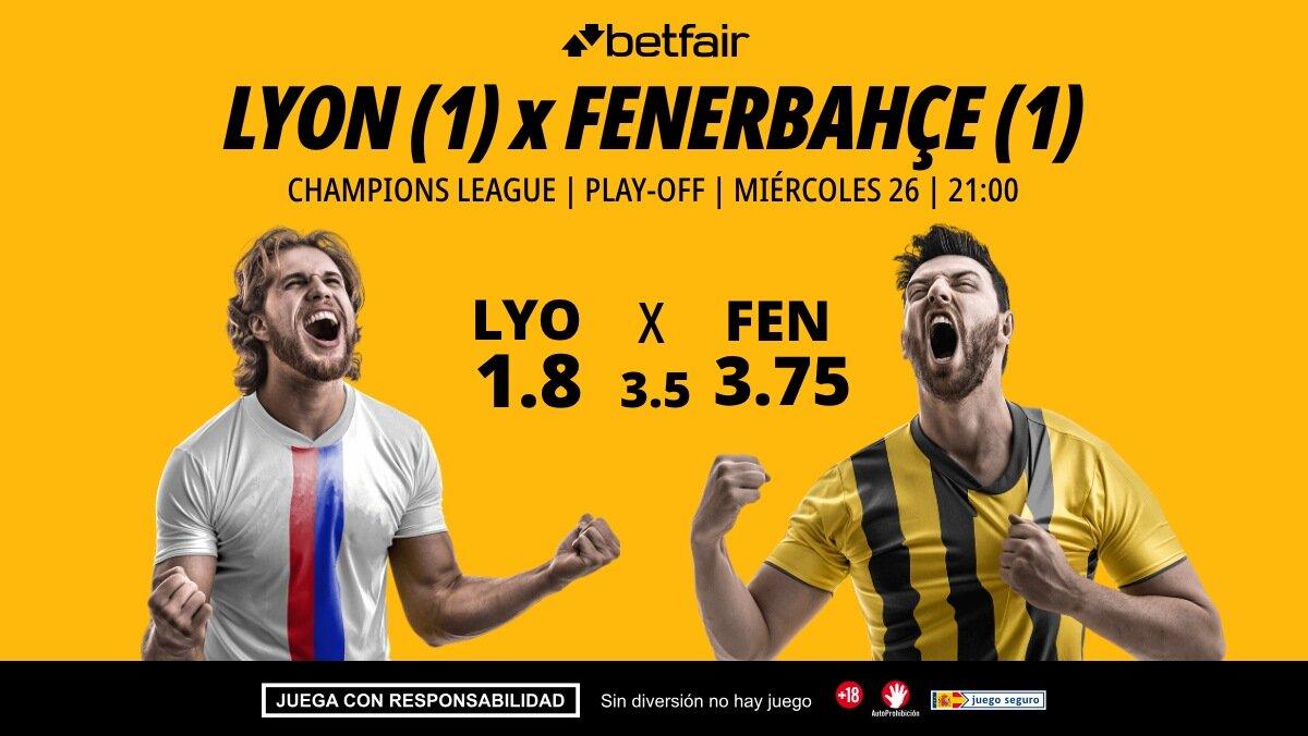 Lyon - Fenerbahçe: alineaciones, horario, dónde ver, pronósticos y estadísticas