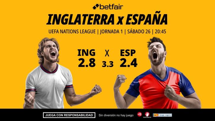Inglaterra - España: alineaciones, horario, dónde ver, pronósticos y estadísticas