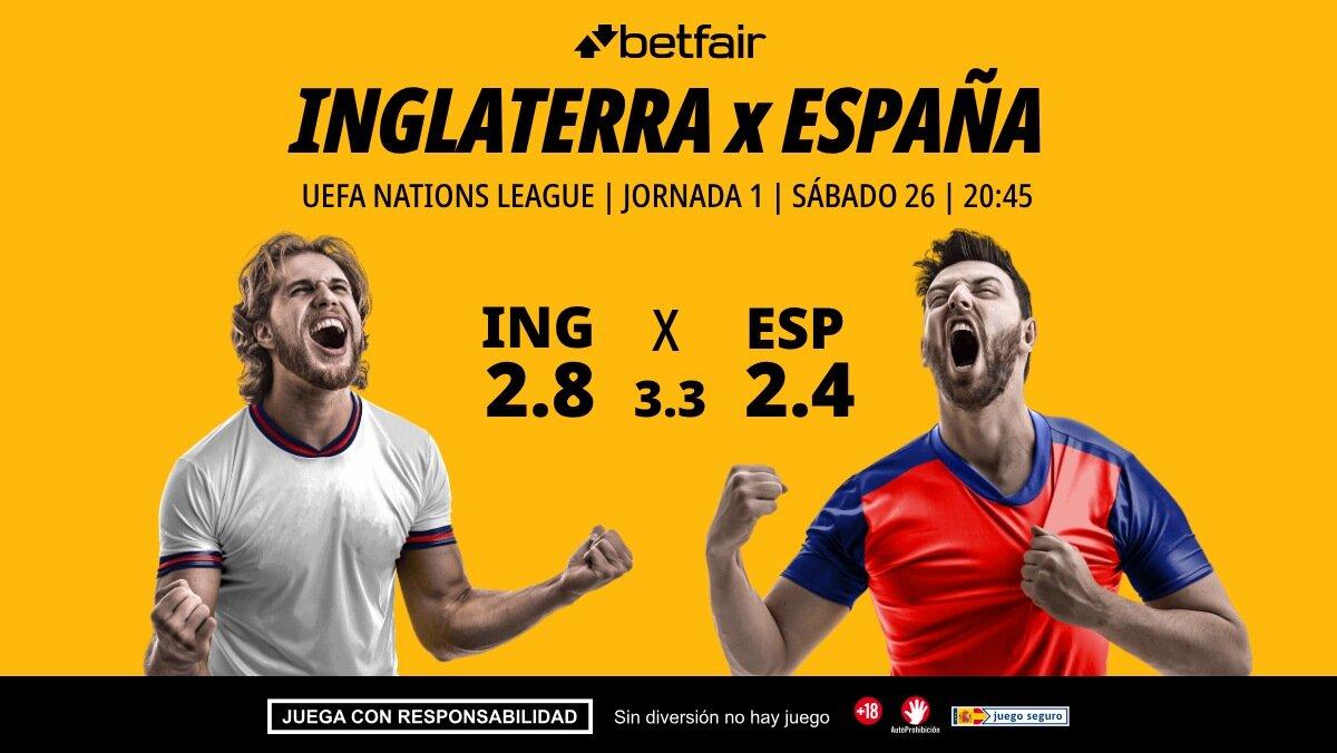 Inglaterra - España: alineaciones, horario, dónde ver, pronósticos y estadísticas