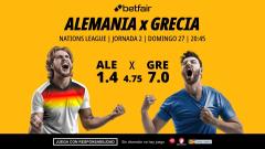 Alemania - Grecia: alineaciones, horario, dónde ver, pronósticos y estadísticas