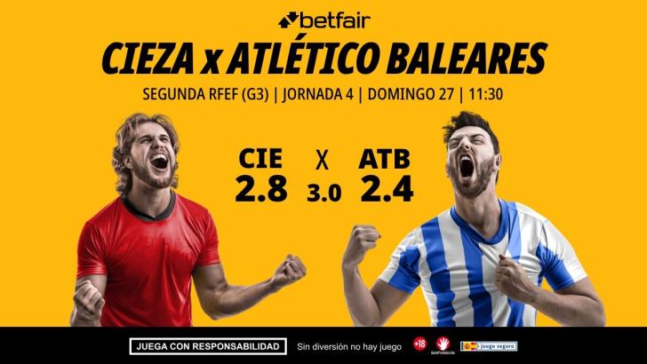 Cieza - Atlético Baleares: alineaciones, horario, dónde ver, pronósticos y estadísticas