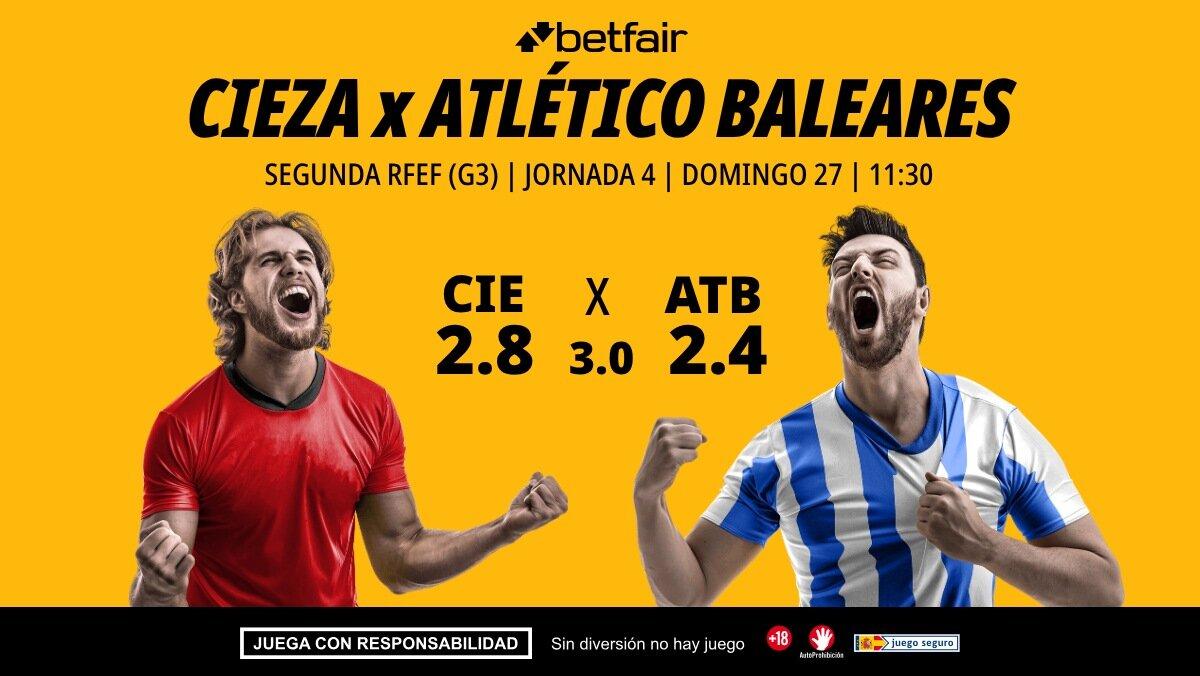 Cieza - Atlético Baleares: alineaciones, horario, dónde ver, pronósticos y estadísticas