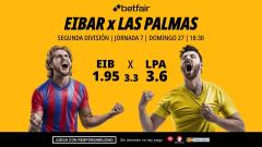 Eibar - Las Palmas: alineaciones, horario, dónde ver, pronósticos y estadísticas