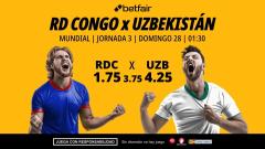 RD Congo - Uzbekistán: alineaciones, horario, dónde ver, pronósticos y estadísticas