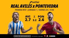 Real Avilés - Pontevedra: horario, dónde ver, pronósticos, clasificación y estadísticas