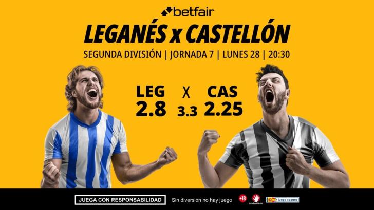 Leganés - Castellón: alineaciones, horario, dónde ver, pronósticos y estadísticas