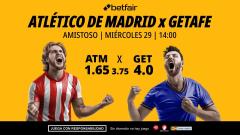 Atlético de Madrid - Getafe: alineaciones, horario, dónde ver, pronósticos y estadísticas