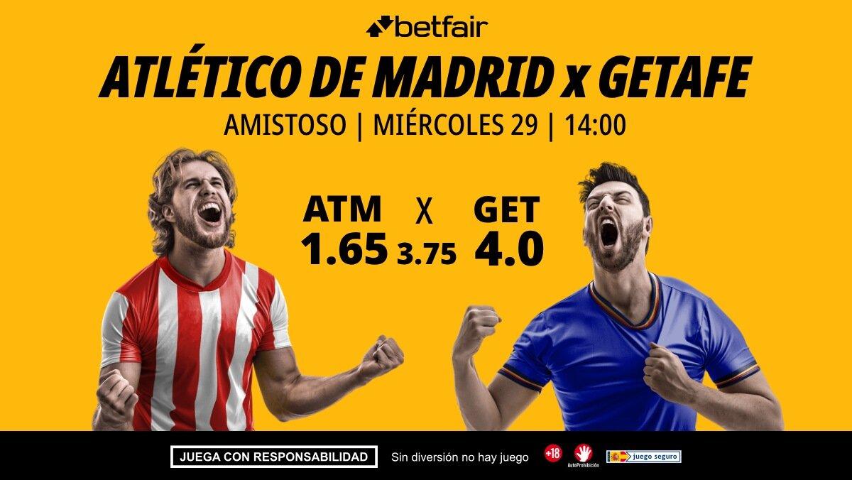 Atlético de Madrid - Getafe: alineaciones, horario, dónde ver, pronósticos y estadísticas
