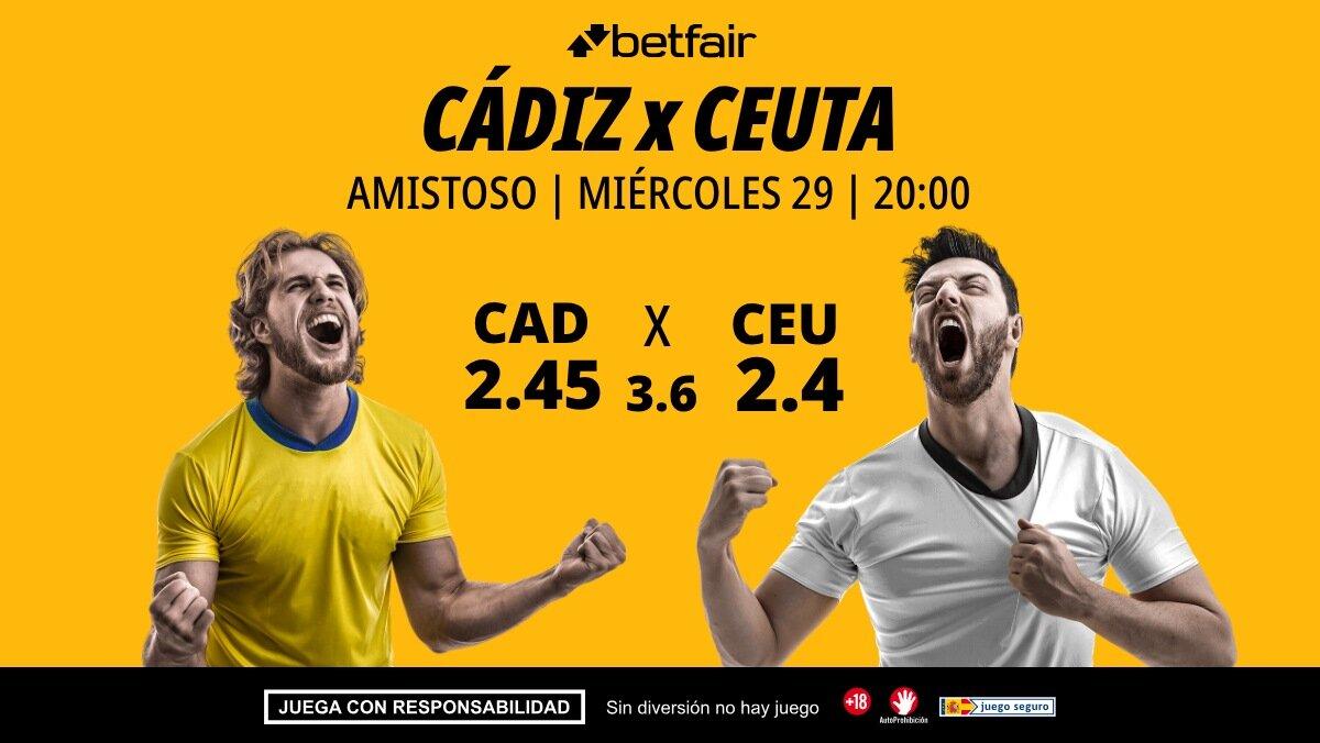 Cádiz - Ceuta: alineaciones, horario, dónde ver, pronósticos y estadísticas
