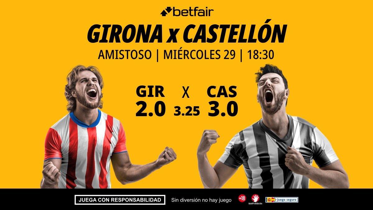 Girona - Castellón: alineaciones, horario, dónde ver, pronósticos y estadísticas