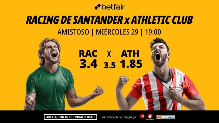 Racing de Santander - Athletic Club: alineaciones, horario, dónde ver, pronósticos y estadísticas