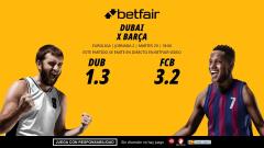 Dubai - Barça Basket: horario, dónde ver, bajas, estadísticas y pronósticos