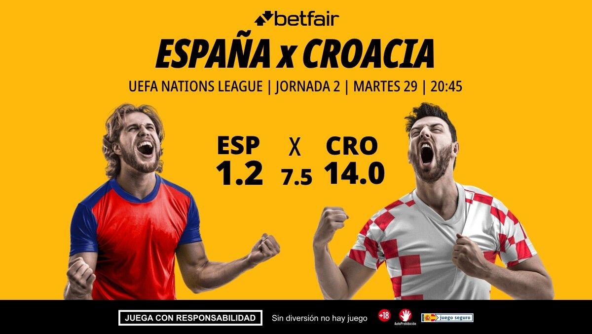 España - Croacia: alineaciones, horario, dónde ver, pronósticos, clasificación y estadísticas