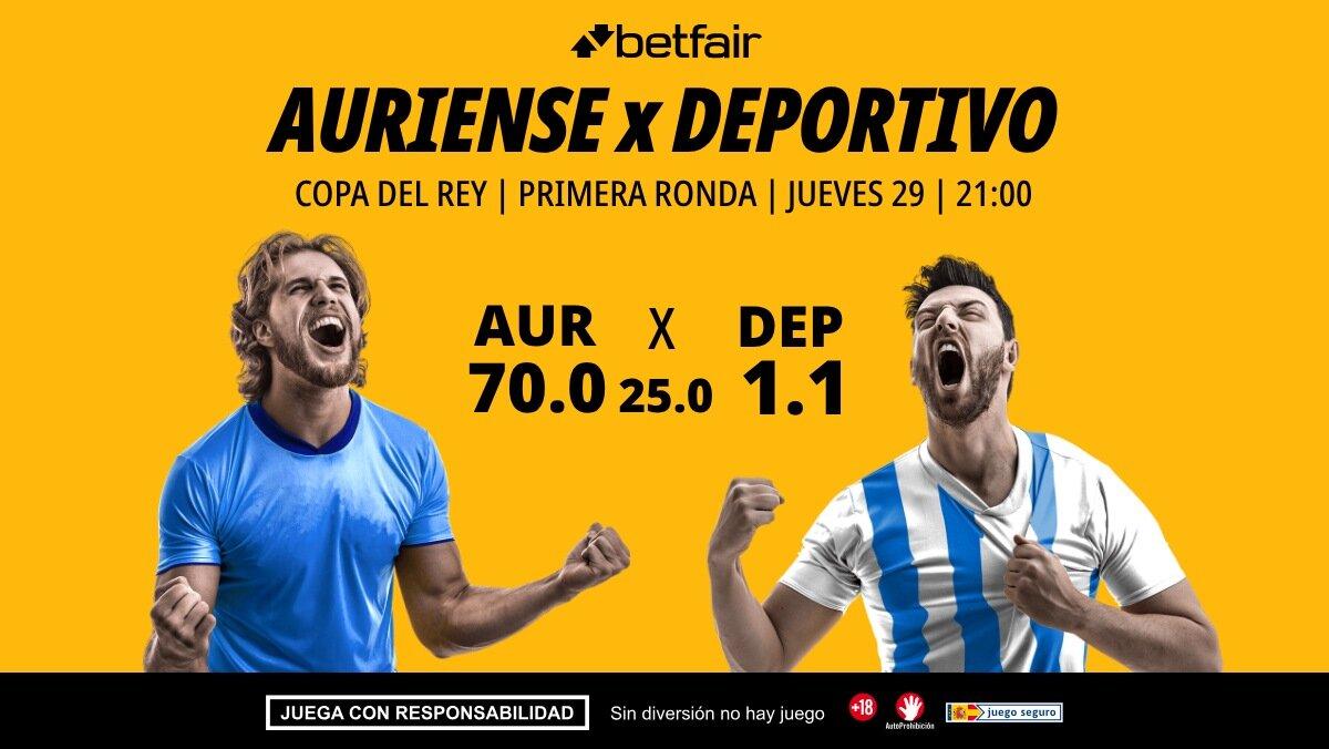 Auriense CA - Deportivo de A Coruña: alineaciones, horario, dónde ver, pronósticos y estadísticas