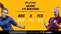 HB Koge - FC Barcelona: alineaciones, horario, dónde ver, pronósticos y estadísticas