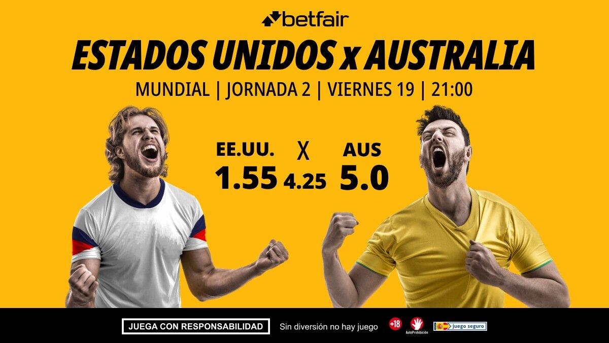 Estados Unidos - Australia: horario, dónde ver, alineaciones, pronósticos y estadísticas