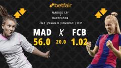 Madrid CFF - FC Barcelona: horario, dónde ver, estadísticas, pronósticos y clasificación