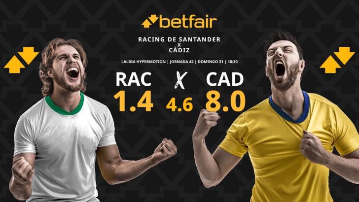 Racing de Santander - Cádiz: horario, dónde ver, estadísticas, pronósticos y clasificación