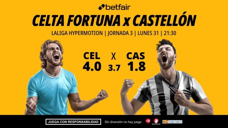 Celta Fortuna - Castellón: alineaciones, horario, dónde ver, pronósticos y estadísticas