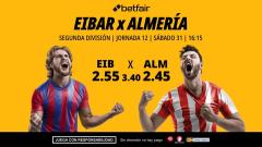 Eibar - Almería: alineaciones, horario, dónde ver, pronósticos y estadísticas
