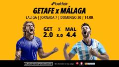 Getafe - Málaga: alineaciones, horario, dónde ver, pronósticos y estadísticas