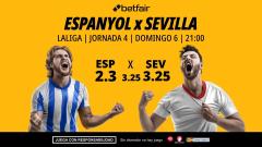 Espanyol - Sevilla: alineaciones, horario, dónde ver, pronósticos y estadísticas