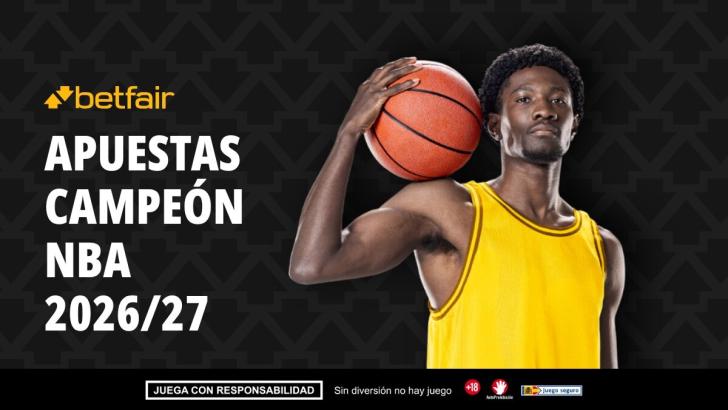 Apuestas a campeón NBA 2026/27: Spurs y Thunder, favoritos al anillo