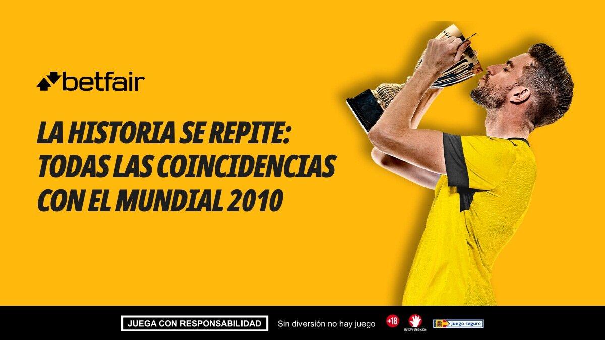 El guiño del destino a la Selección Española: 30 coincidencias con Sudáfrica 2010