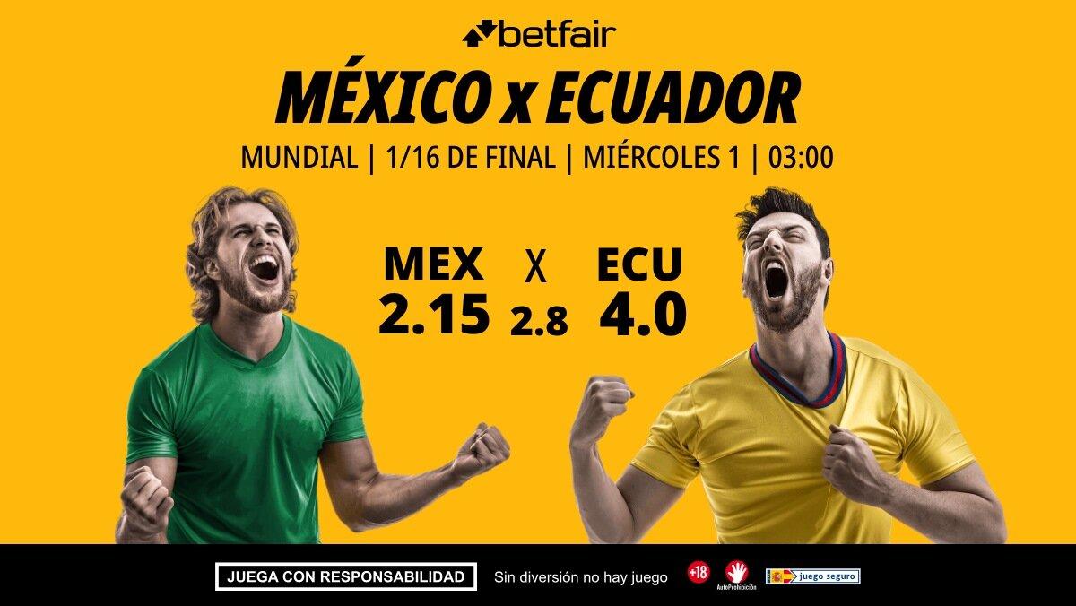 México - Ecuador: alineaciones, horario, dónde ver, pronósticos y estadísticas