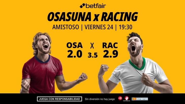 Osasuna - Racing de Santander: alineaciones, horario, dónde ver, pronósticos y estadísticas