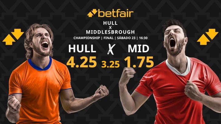 Hull City - Middlesbrough: horario, dónde ver, estadísticas y pronósticos