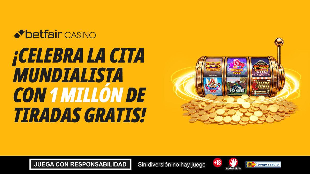 Betfair regala con el Mundial un millón de tiradas gratis
