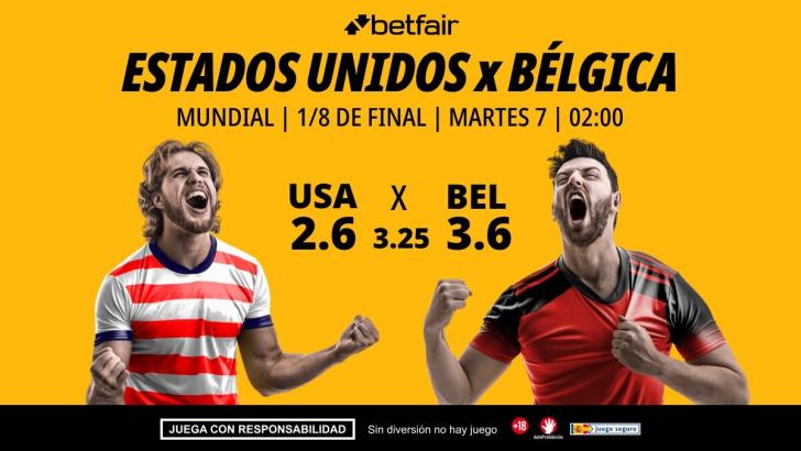 Estados Unidos - Bélgica: alineaciones, horario, dónde ver, pronósticos y estadísticas