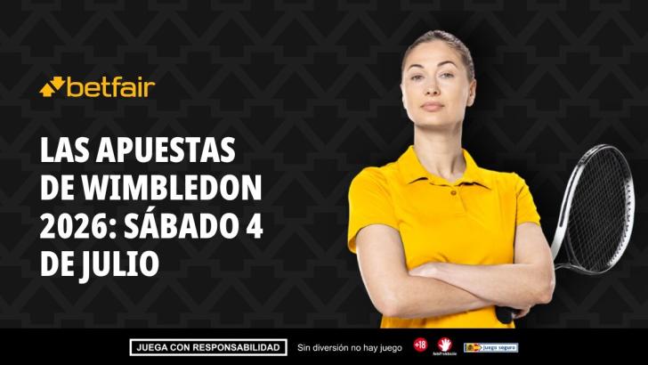 ¿A qué apostar hoy en Wimbledon? Partidos y pronósticos: sábado 4 de julio