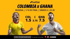Colombia - Ghana: alineaciones, horario, dónde ver, pronósticos y estadísticas