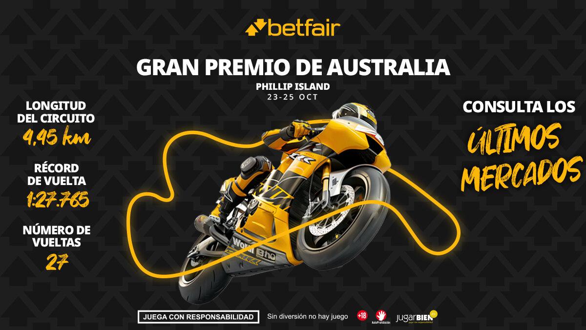Gran Premio de Australia MotoGP 2026: horarios, pronósticos y dónde ver la carrera de Phillip Island