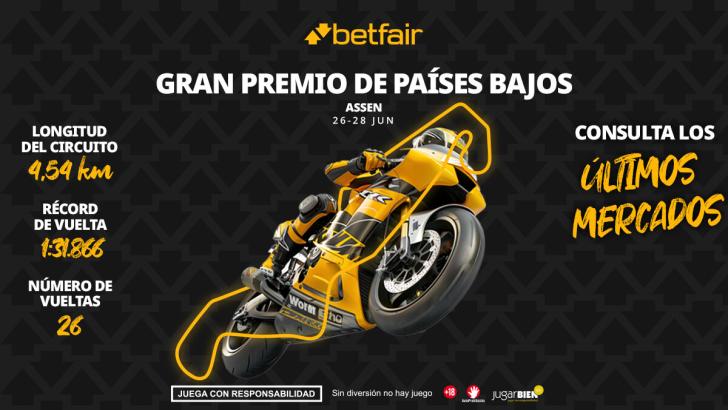 Gran Premio de Países Bajos MotoGP 2026: horarios, pronósticos y dónde ver la carrera de Assen