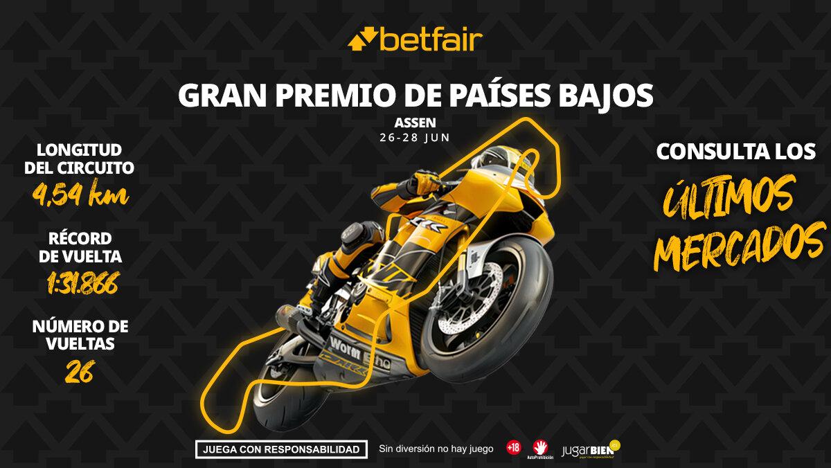 Gran Premio de Países Bajos MotoGP 2026: horarios, pronósticos y dónde ver la carrera de Assen