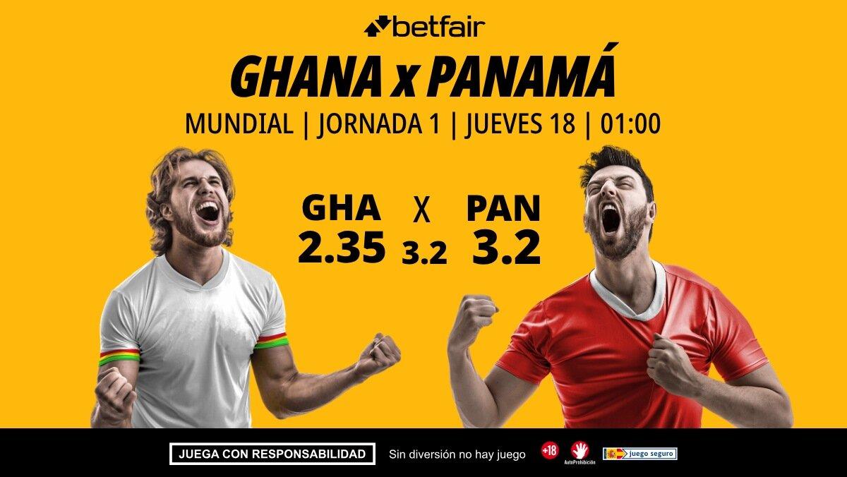 Ghana - Panamá: horario, dónde ver, alineaciones, pronósticos y estadísticas