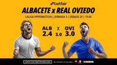 Albacete - Real Oviedo: alineaciones, horario, dónde ver, pronósticos y estadísticas