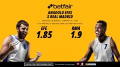 Anadolu Efes - Real Madrid: horario, dónde ver, bajas, estadísticas y pronósticos