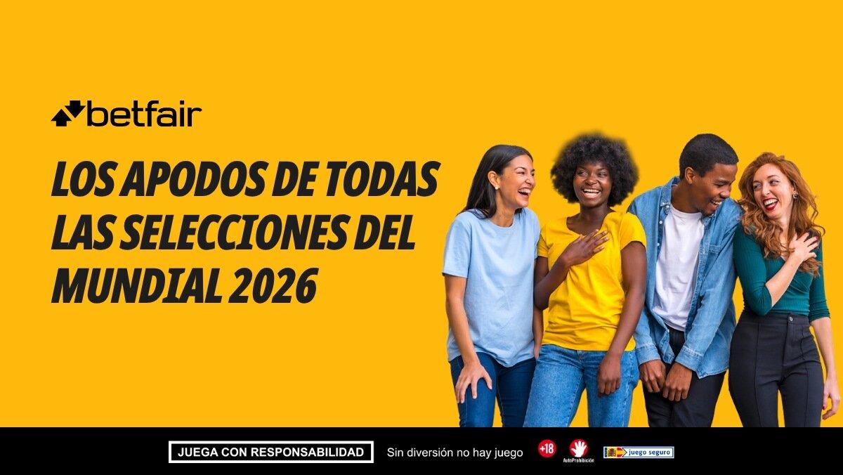 De 'La Roja' a 'La Canarinha': Los apodos de las 48 selecciones del Mundial 2026