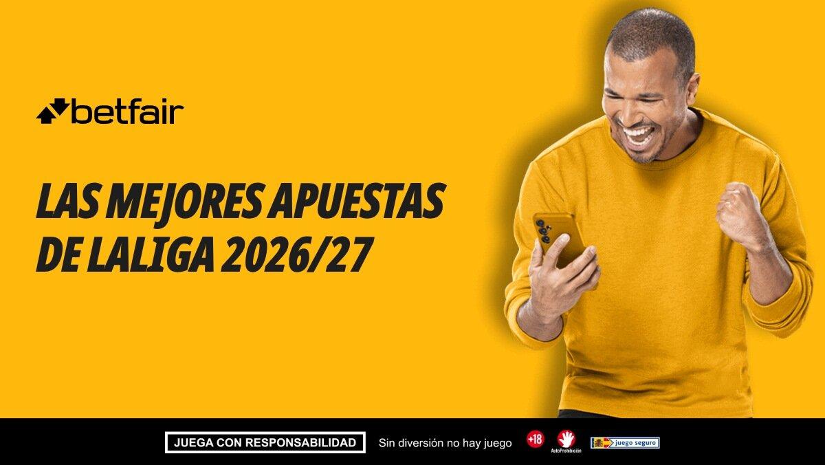 Apuestas a largo plazo LaLiga EA Sports 26/27: Campeón, Pichichi y Descenso