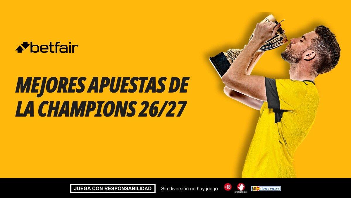 Apuestas Champions League 2026/27: campeón, máximo goleador y otros mercados