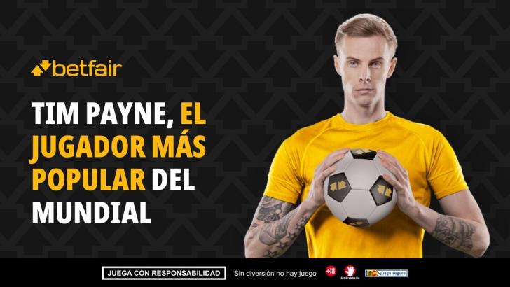 ¿A cuánto se paga que Tim Payne marca gol en el Mundial 2026?