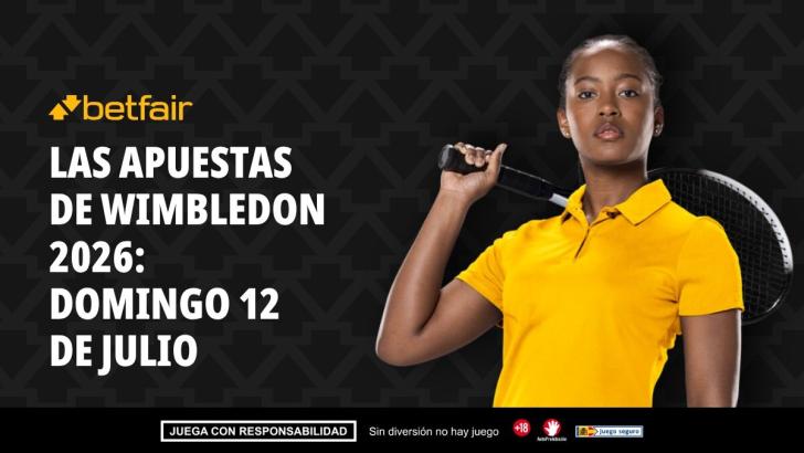 ¿A qué apostar hoy en Wimbledon? Partidos y pronósticos: domingo 12 de julio